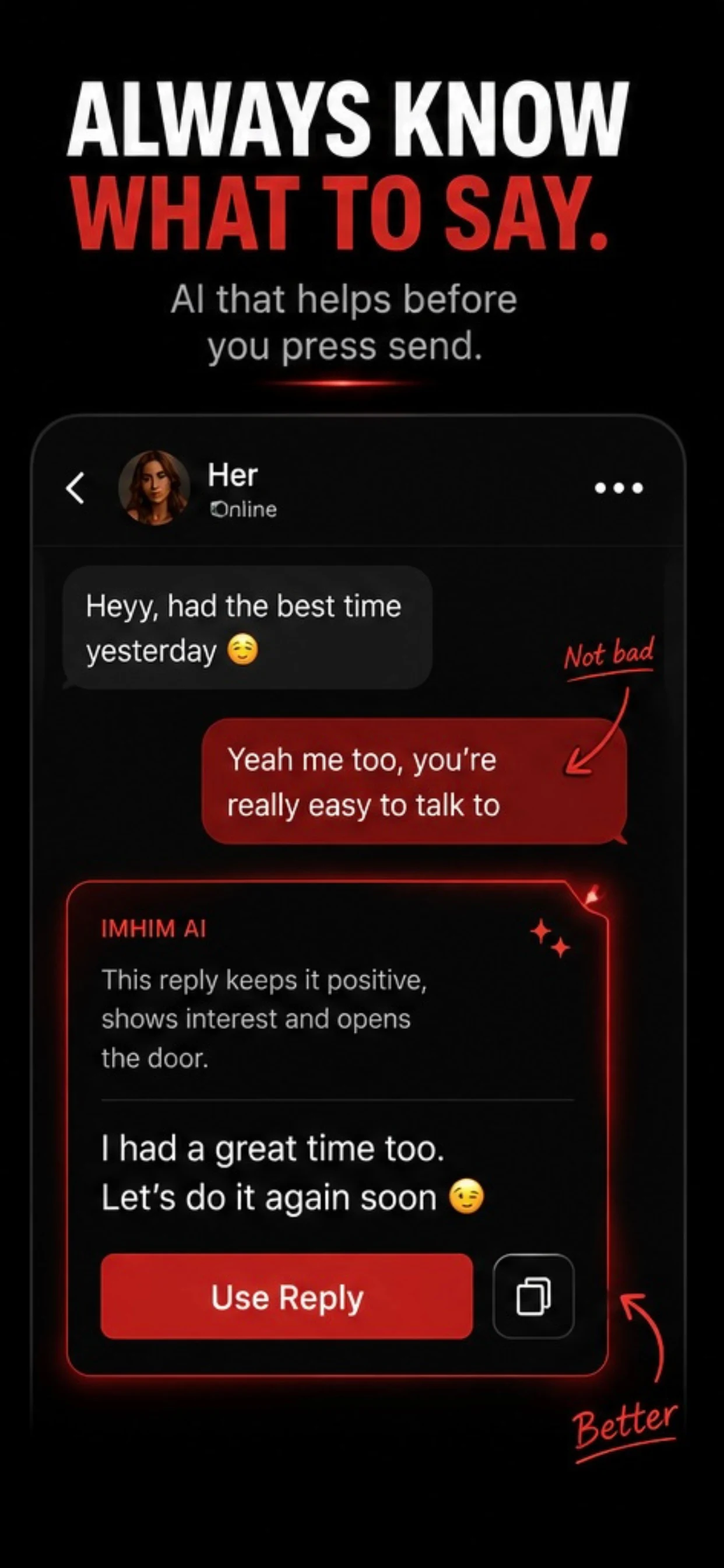 ImHim Rizz - AI Rizz Roleplay screenshot